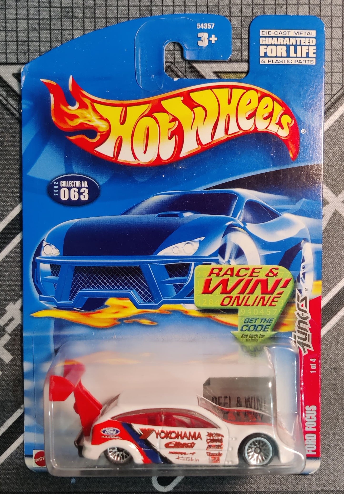 2002 Tuners Series FORD FOCUS (White) #063 Hot Wheels