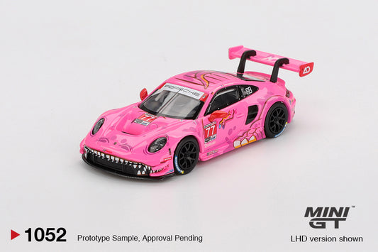 Mini GT Porsche 911 GT3 R #77 AO Racing 2024 IMSA Road America #1052