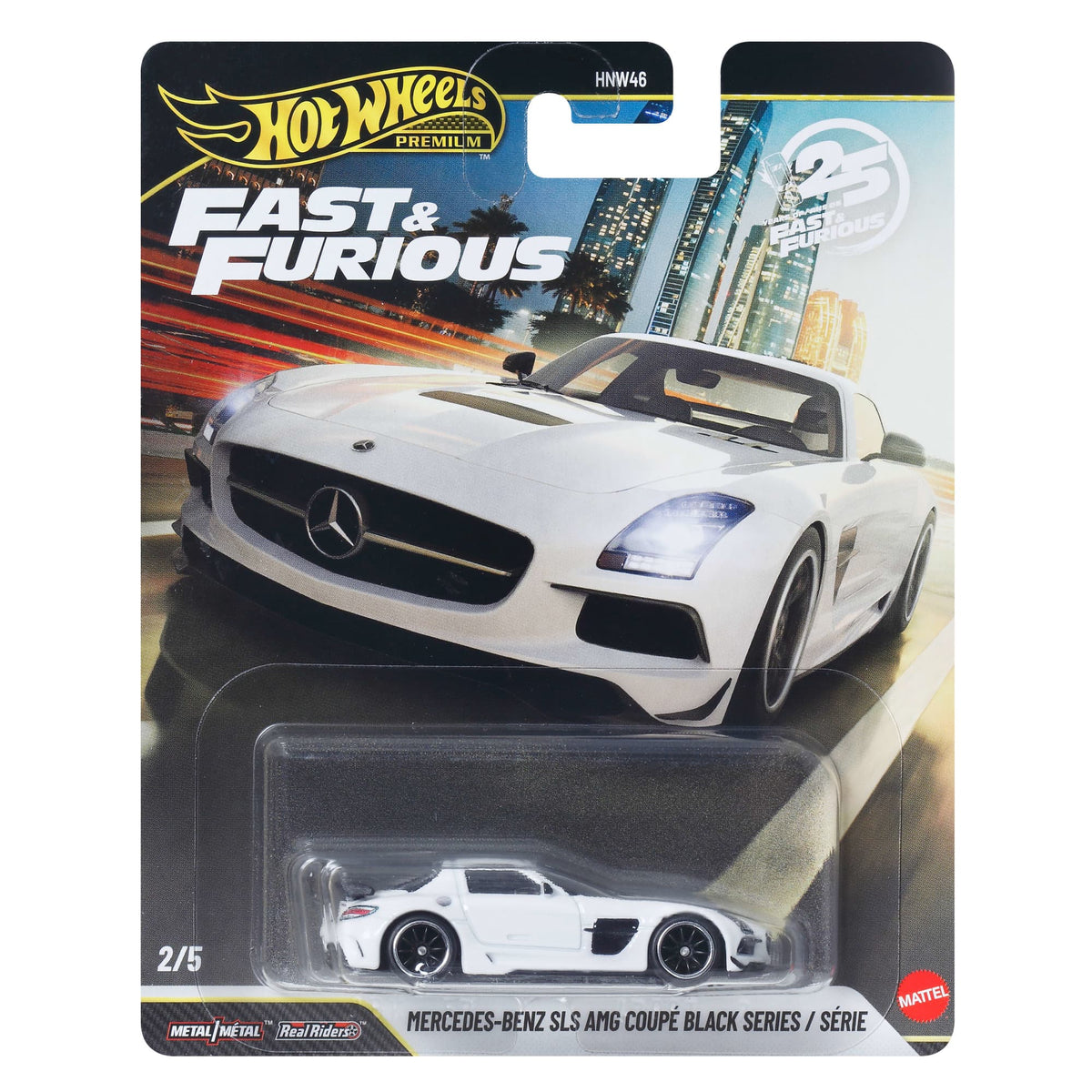 Hot Wheels 2026 Fast & Furious 25th Anniversary Case R Mercedes-Benz SLS AMG Coupe Black Series