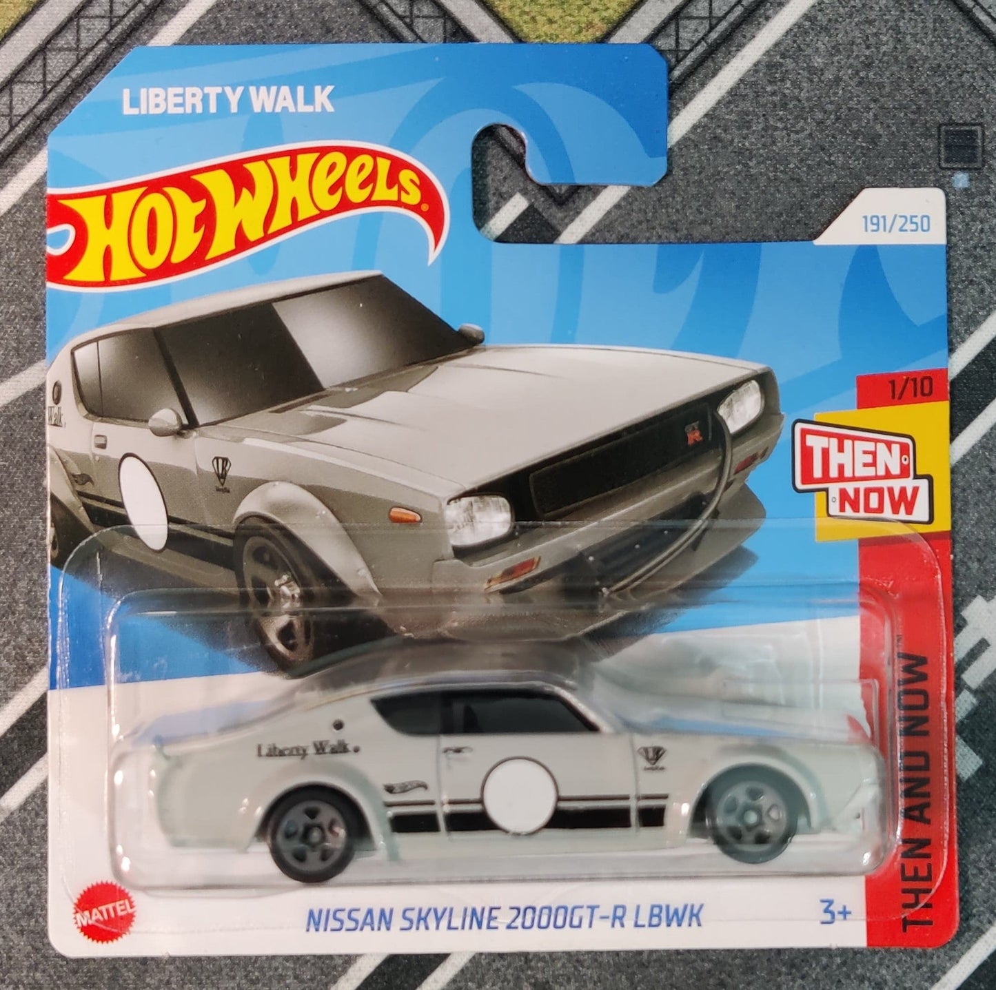 Nissan Skyline 2000GT-R LBWK #191 * Grey * 2024 Hot Wheels SHORT CARD