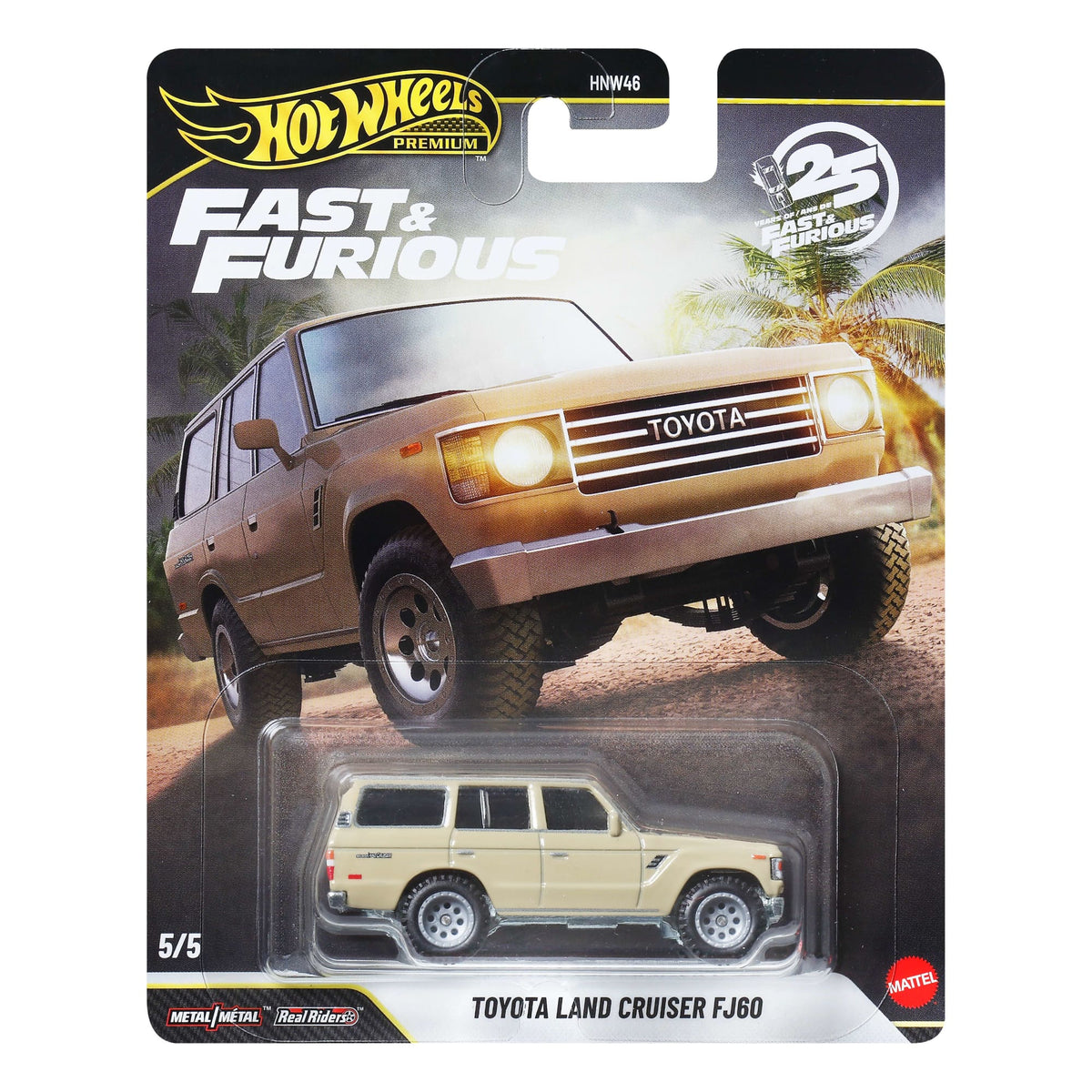 Toyota Land Cruiser FJ60 Hot Wheels 2026 Fast & Furious 25th Anniversary Case Q
