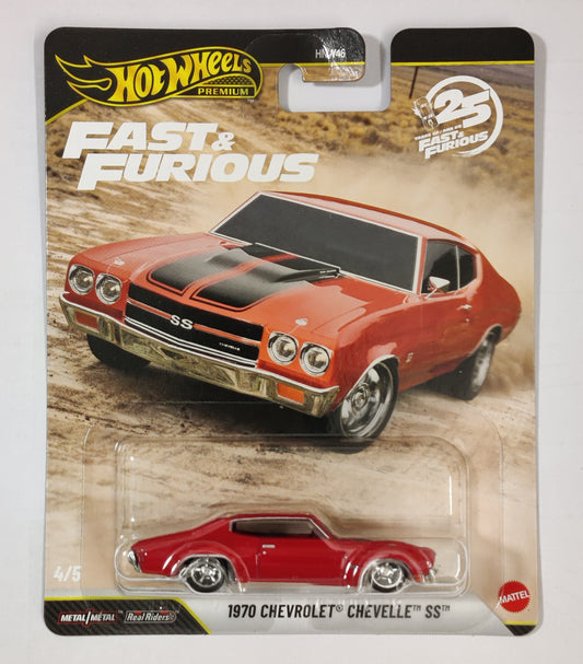 1970 Chevelle SS - RED - 2025 Hot Wheels Fast & Furious Case P 1:64 diecast car imported | all india delivery