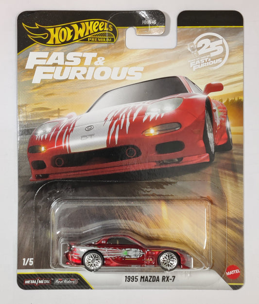 1995 Mazda RX-7 Chase - 2026 Hot Wheels Fast & Furious 25th Anniversary Case P | all india delivery