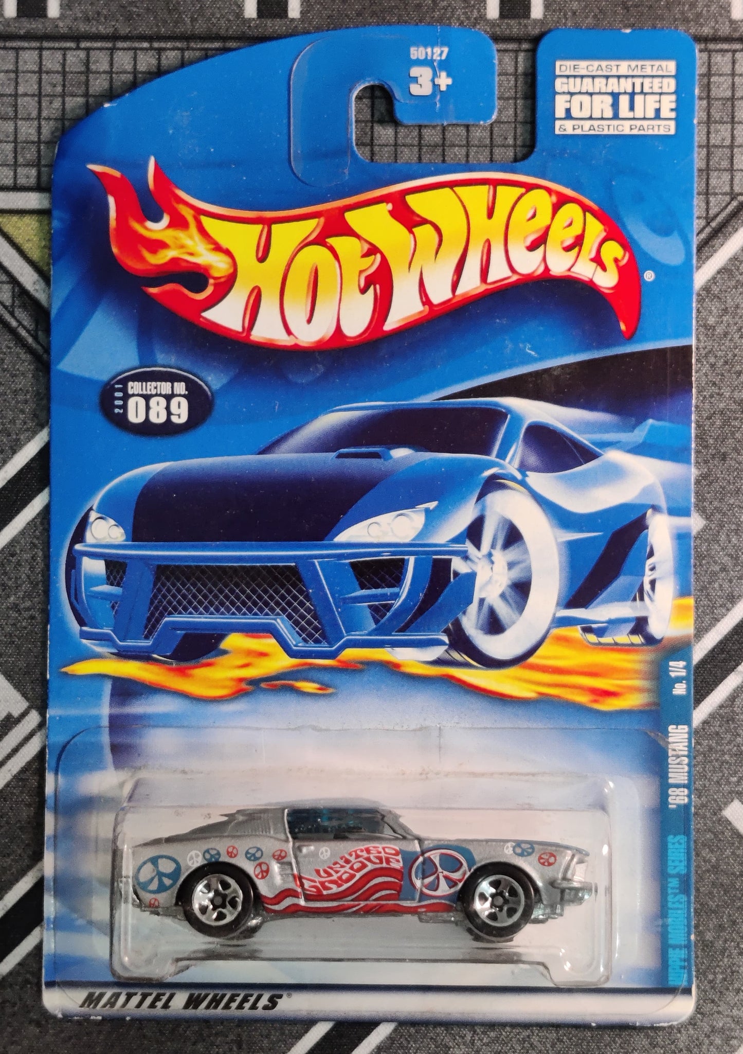 2001 Hippie Mobile Series UNITED GROOVE '68 Mustang #089 - Hot Wheels
