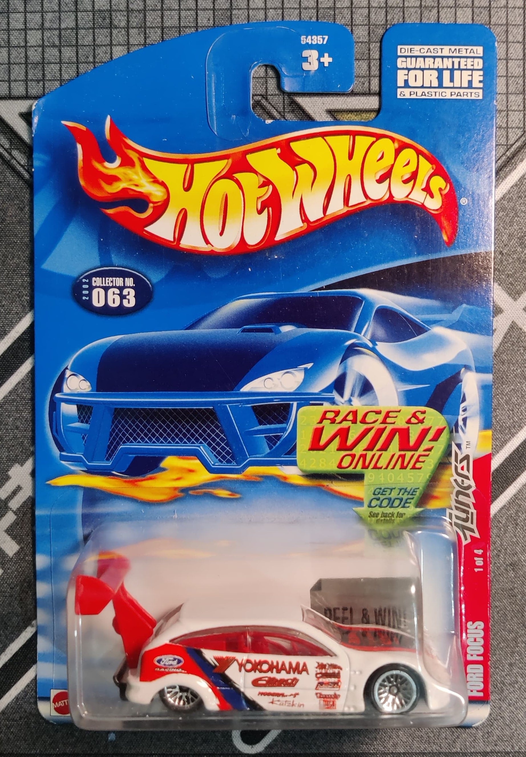 2002 Tuners Series FORD FOCUS (White) #063 Hot Wheels