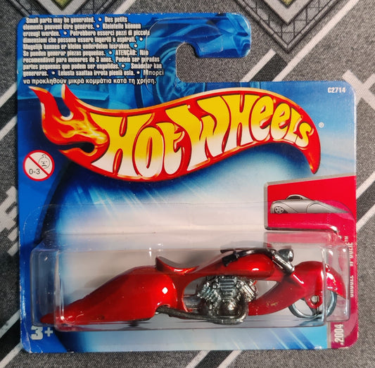 2004 First Editions W-OOZIE Motorcycle (Burnt Orange) INT. Short card #046 Hot Wheels