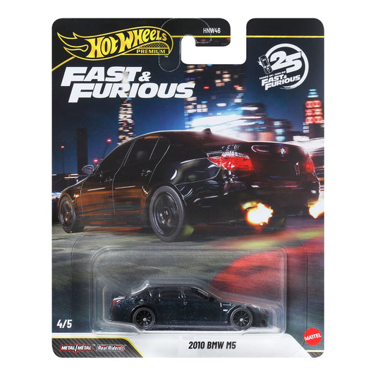 2010 BMW M5 Hot Wheels 2026 Fast & Furious 25th Anniversary Case Q