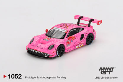 Mini GT Porsche 911 GT3 R #77 AO Racing 2024 IMSA Road America #1052