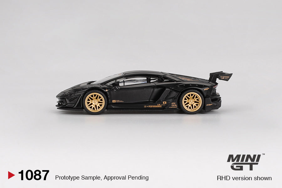 Mini GT 1:64 LB-WORKS Lamborghini Aventador Limited Edition – Matte Black #1087