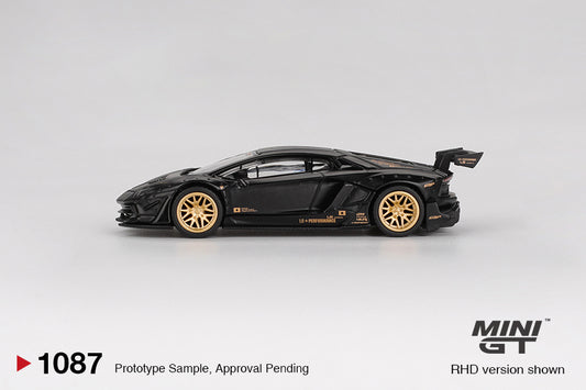 Mini GT 1:64 LB-WORKS Lamborghini Aventador Limited Edition – Matte Black #1087