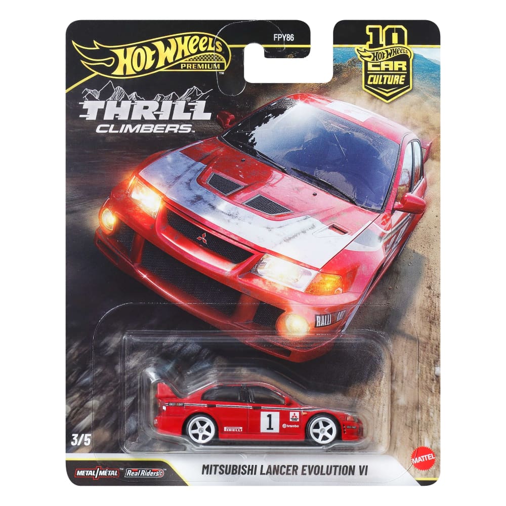 Mitsubishi Lancer Evolution VI Hot Wheels 2026 Car Culture Thrill Climbers