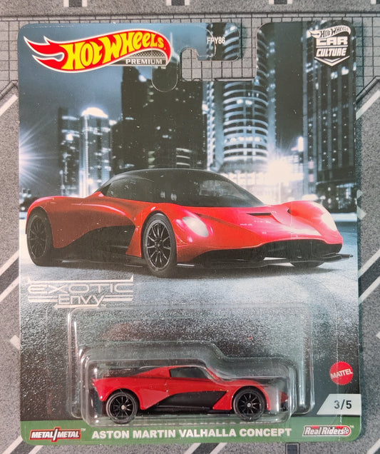 Aston Martin Valhalla #3/5 * Red * Hot Wheels Exotic Envy Car Culture