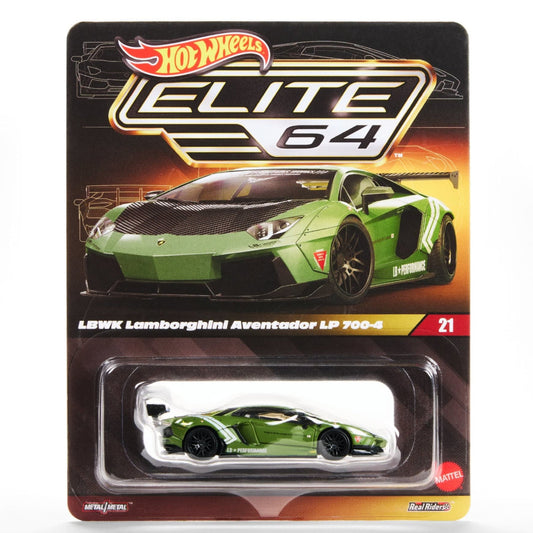 Hot Wheels Elite 64 LBWK Lamborghini Aventador LP 700-4
