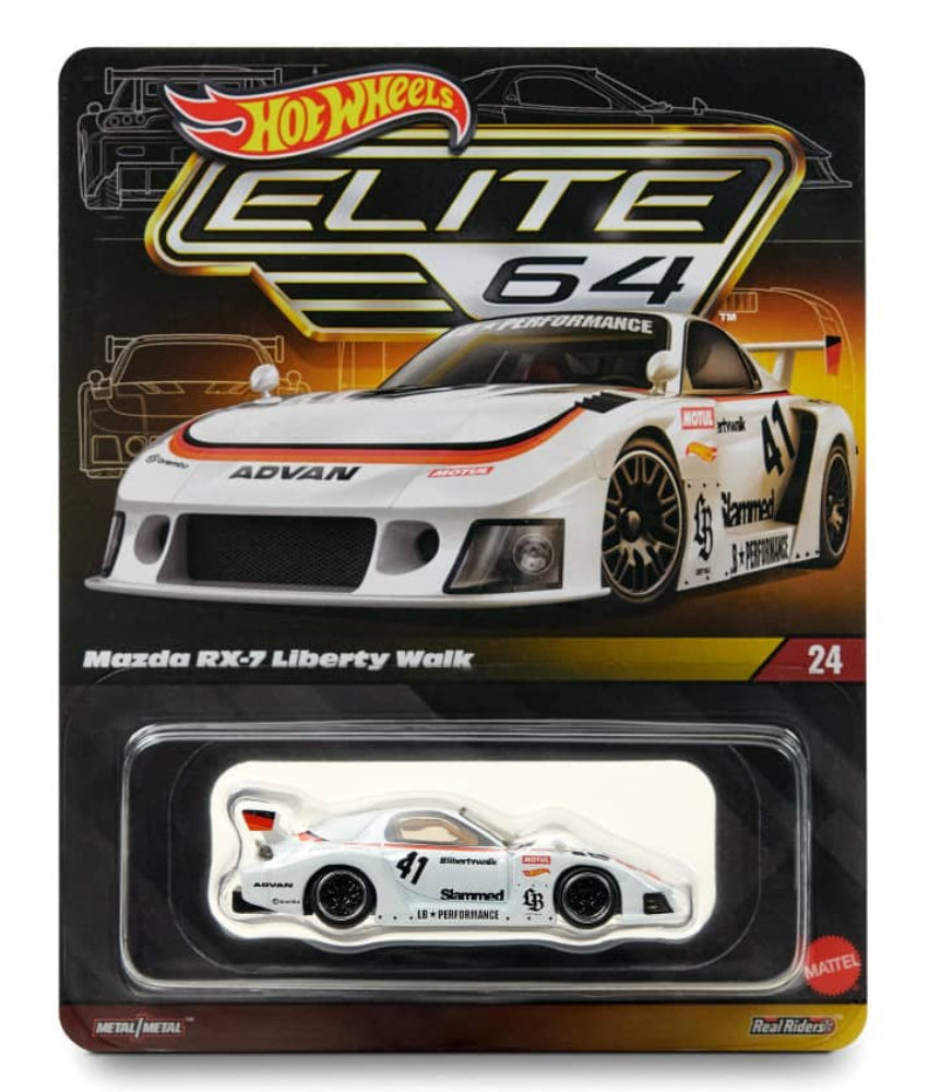 Hot Wheels Elite 64 Mazda RX-7 Liberty Walk