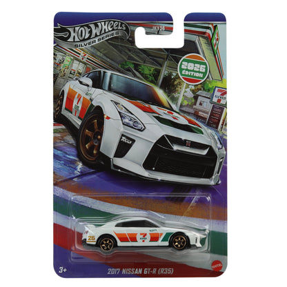 Hot Wheels Silver Series 7-Eleven 2017 Nissan GT-R (R35) - 7 Eleven Store Exclusive