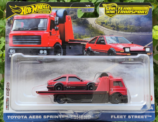 Toyota AE86 Sprinter Trueno & Fleet Street - 2025 Hot Wheels Team Transport Car Culture