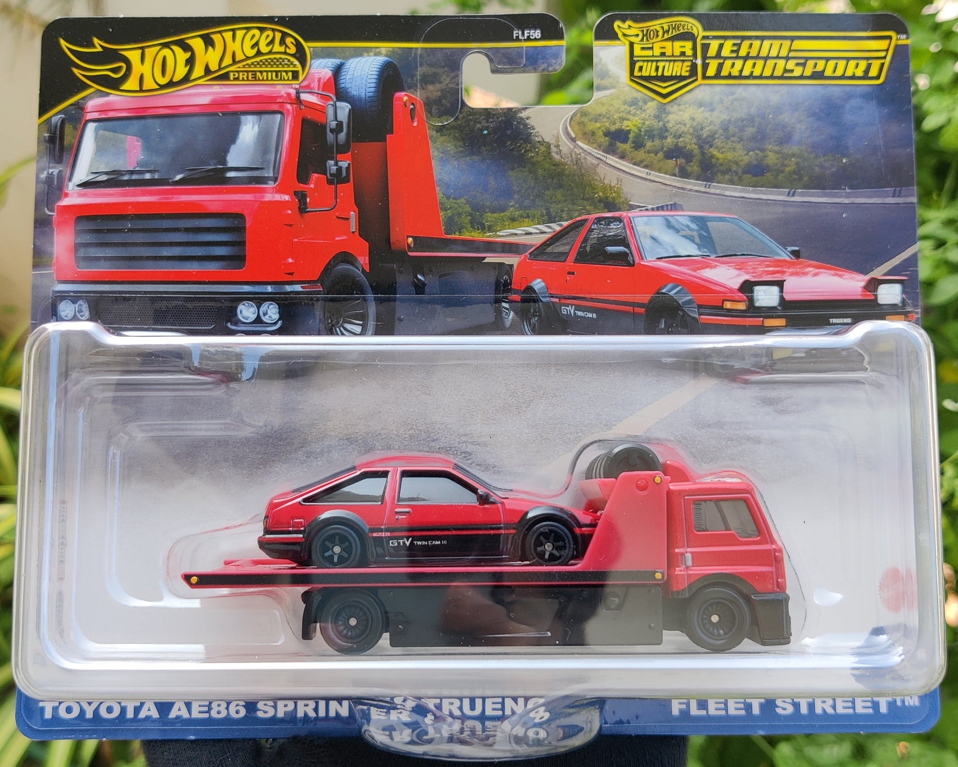 Toyota AE86 Sprinter Trueno & Fleet Street - 2025 Hot Wheels Team Transport Car Culture