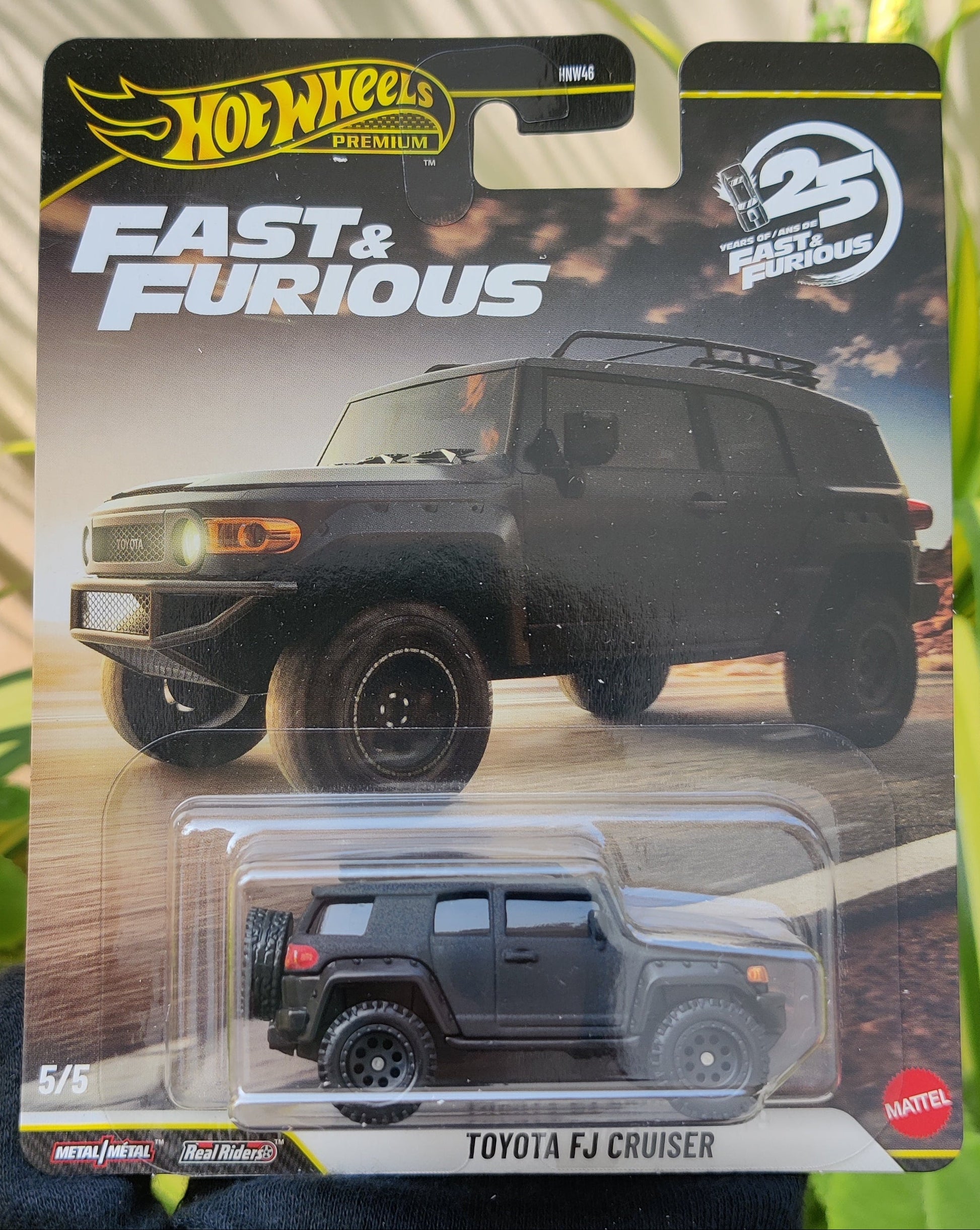 Toyota FJ Cruiser 2026 Hot Wheels 25th Anniversary Fast & Furious Case N