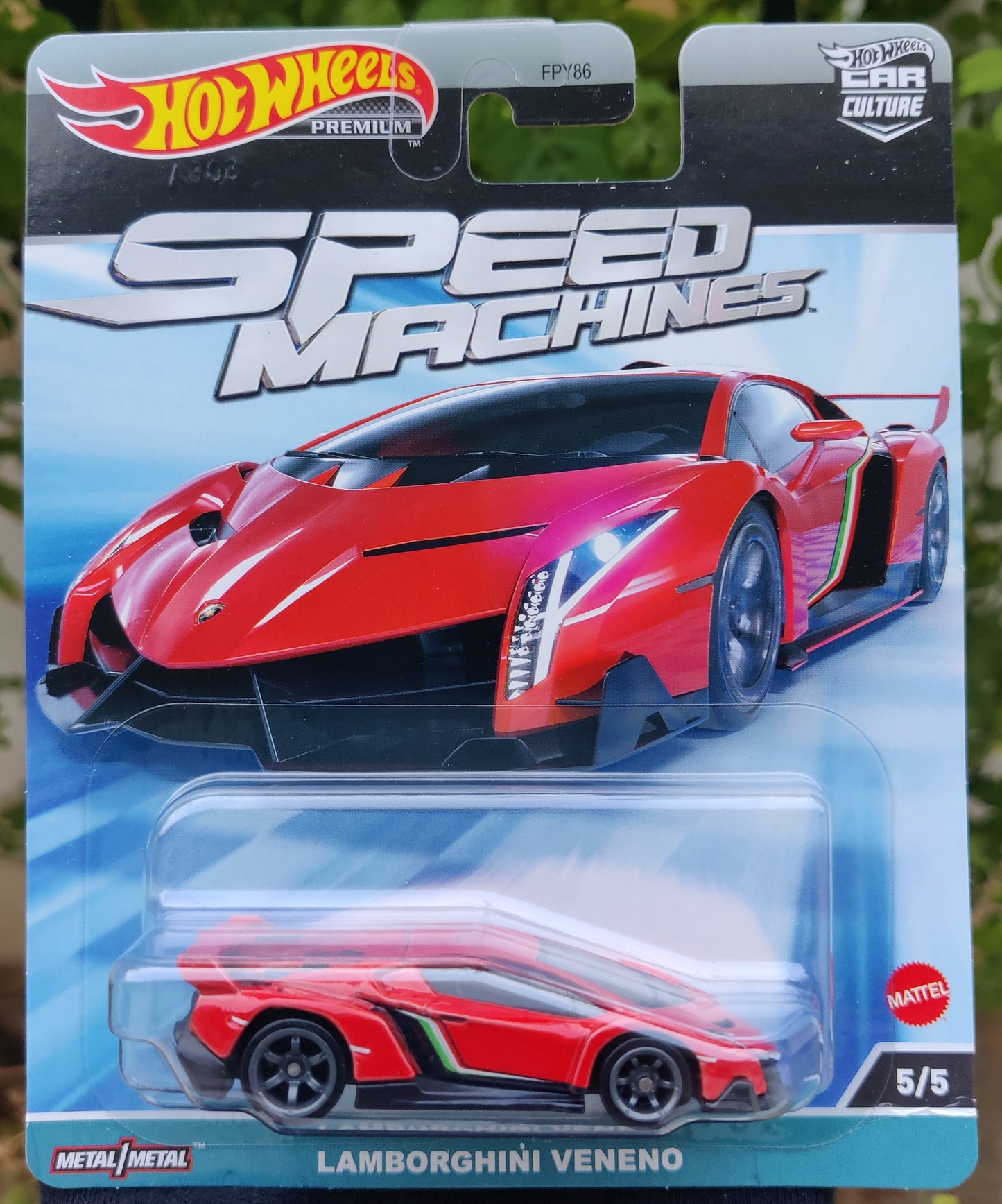 Lamborghini Veneno #5 * 2023 Hot Wheels Car Culture SPEED MACHINES