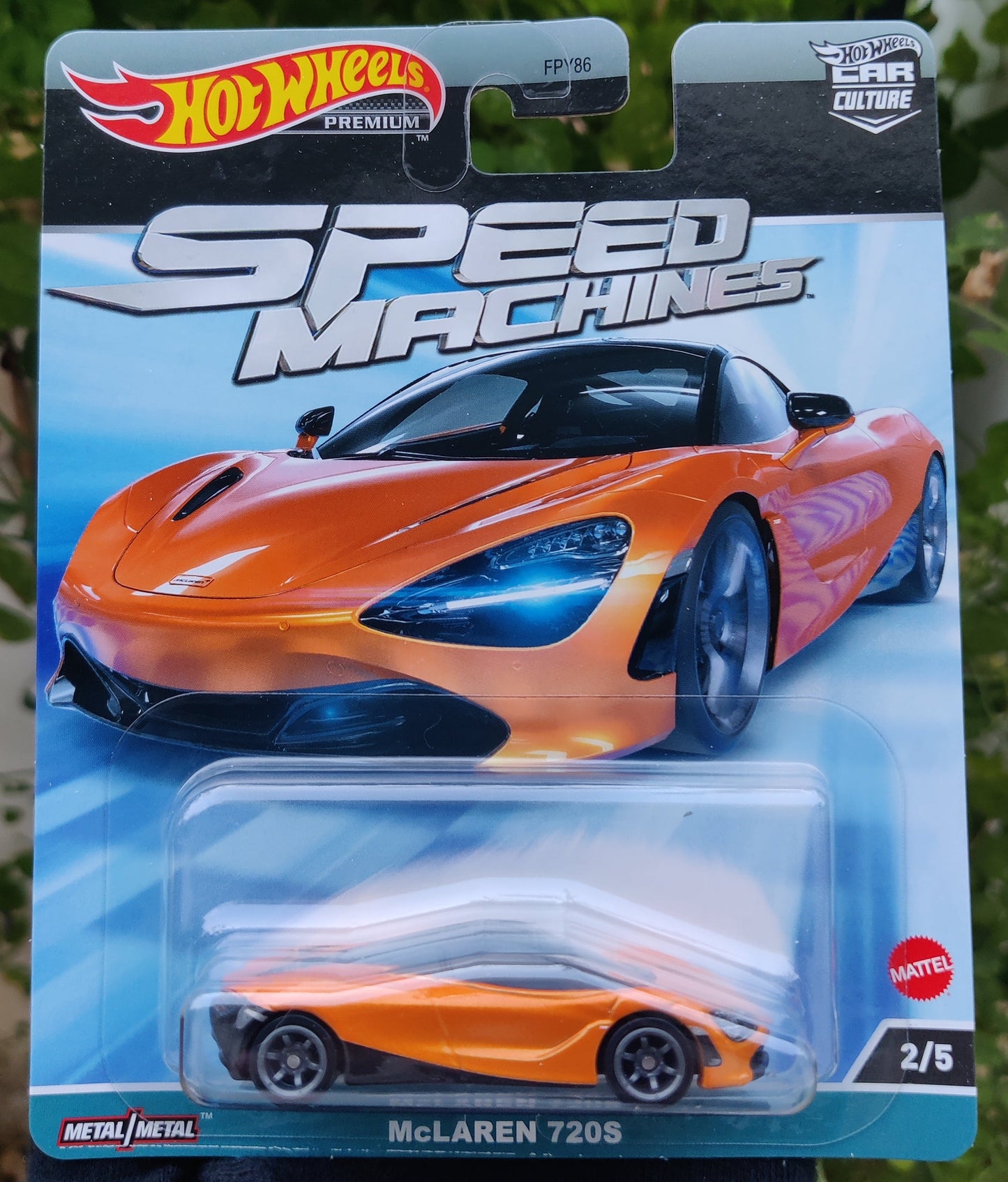 McLaren 720S #2 * ORANGE * 2023 Hot Wheels Car Culture SPEED MACHINES Case A
