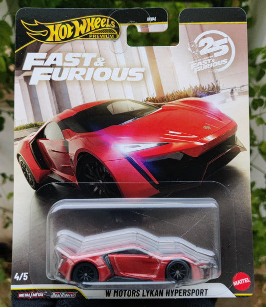 W Motors Lykan Hypersport * 2026 Hot Wheels 25th Anniversary Fast & Furious Case N