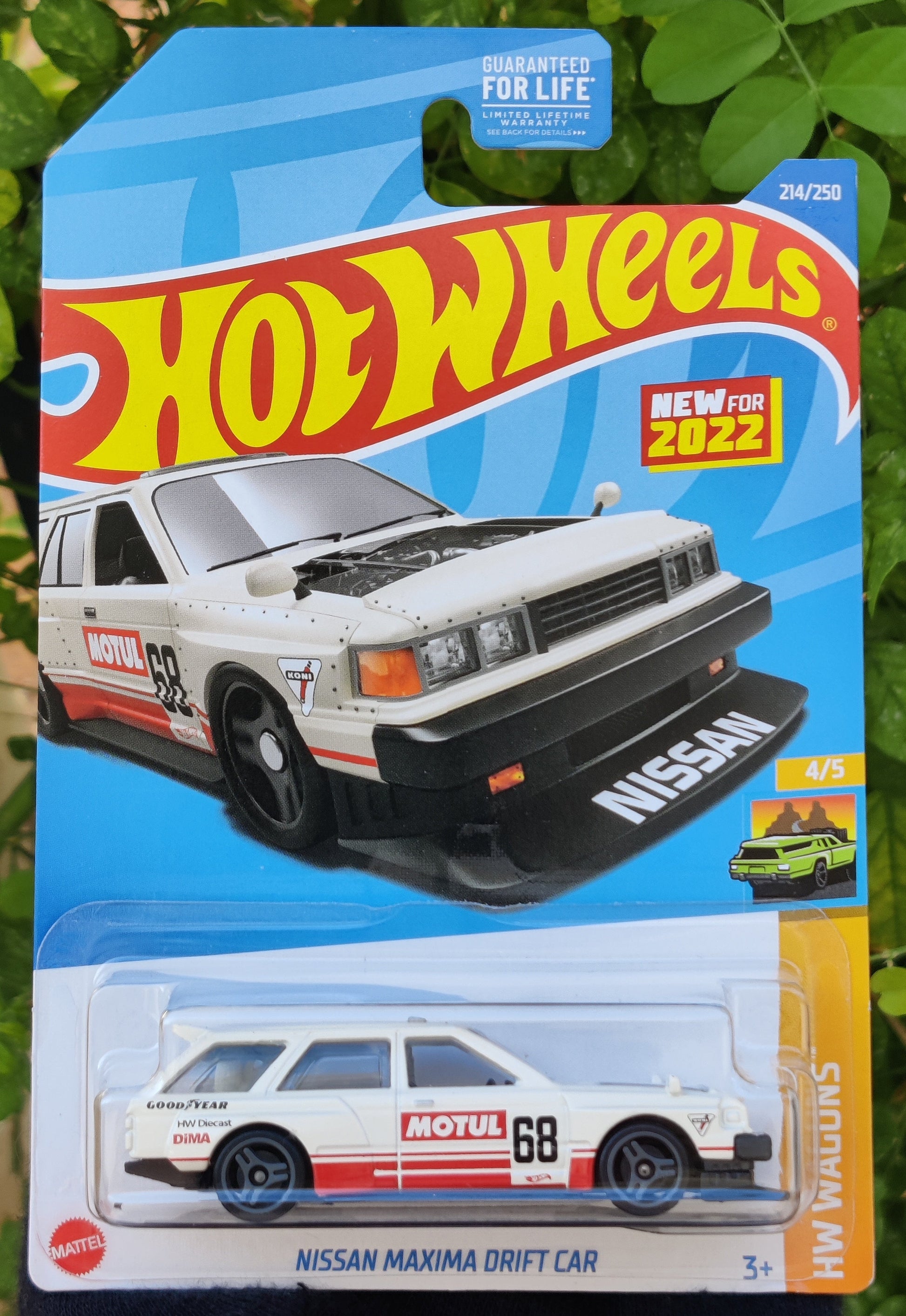Nissan Maxima Drift Car #214 * White * 2022 Hot Wheels