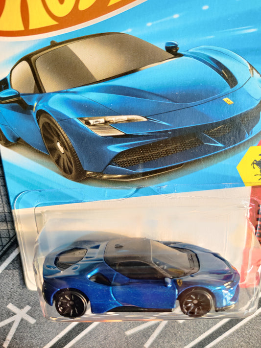 Ferrari SF90 Stradale #41 Blue 2026 Hot Wheels