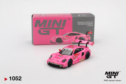 Mini GT Porsche 911 GT3 R #77 AO Racing 2024 IMSA Road America #1052 Roxy