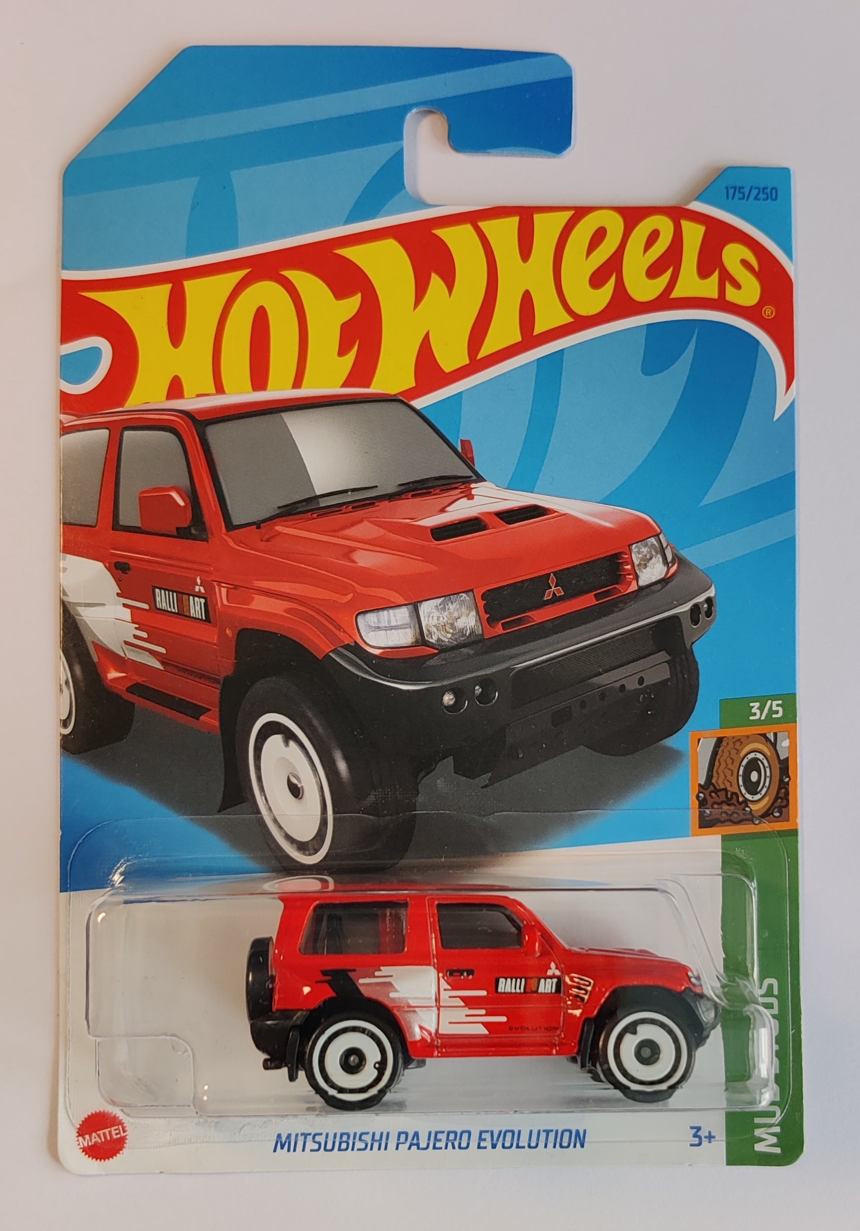 Mitsubishi Pajero Evolution #175 - RED - 2023 Hot Wheels International Case