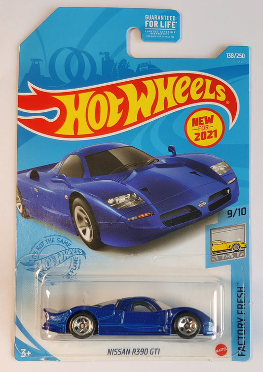 Nissan_R390_GTI_138_BLUE_Hot_Wheels_2021 All india delivery