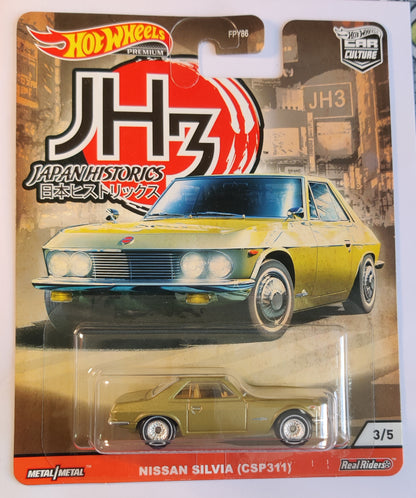 Nissan Silvia CSP311 - Green - Hot Wheels Car Culture Japan Historics 3/ JH3