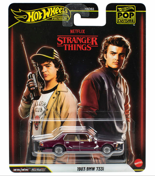 Stranger Things 1983 BMW 733i - 2026 Hot Wheels Premium Pop Culture Case N Imported | All india delivery 