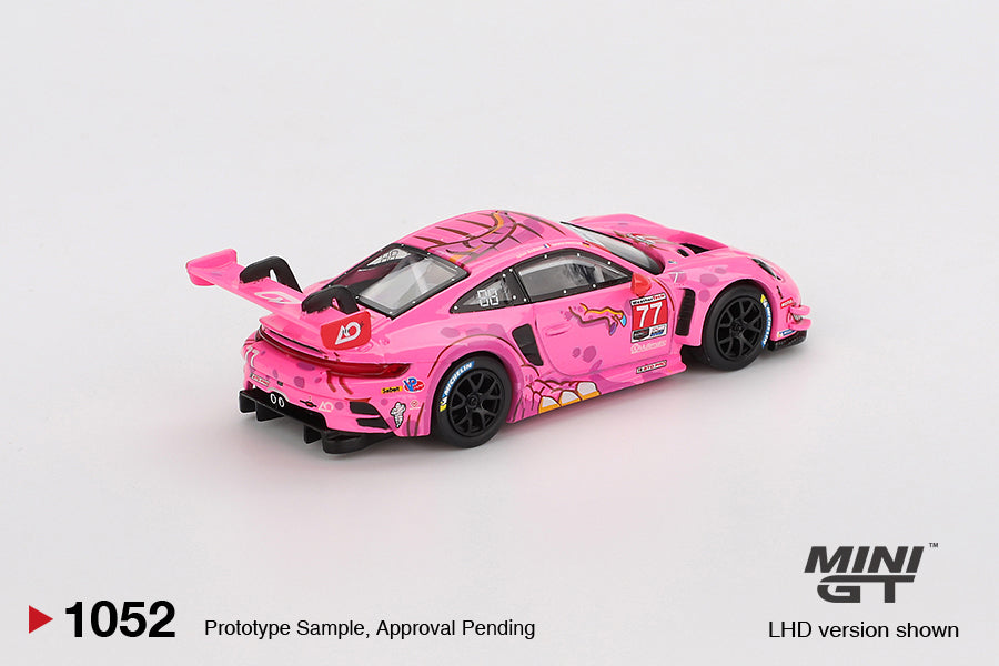 Mini GT Porsche 911 GT3 R #77 AO Racing 2024 IMSA Road America #1052