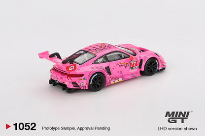 Mini GT Porsche 911 GT3 R #77 AO Racing 2024 IMSA Road America #1052